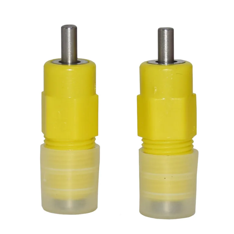 100 pcs 9.5mm 360 degree stainless steel chicken nipple automatic water dispenser poultry supplies