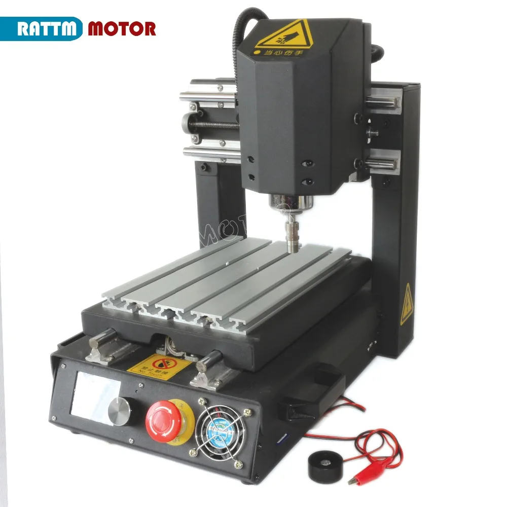 Cnc 2030 3-assige Desktop Router Graveermachine Met Noodstop Hoge Sterkte Staal + 400W Spindel