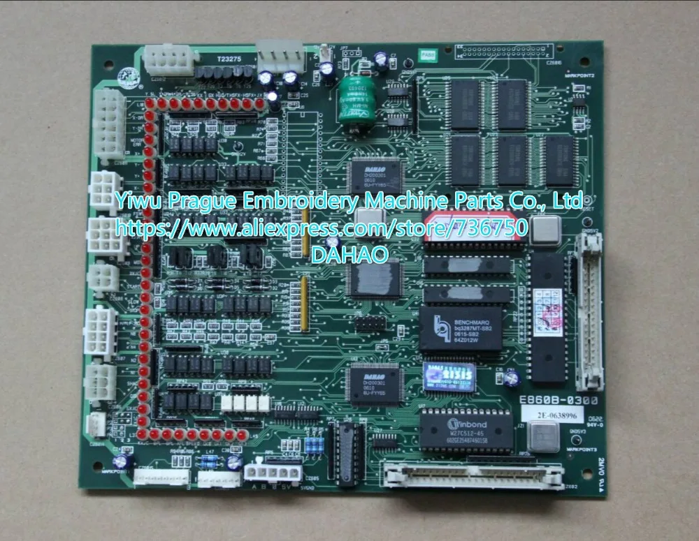 Genuine Dahao CPU Main Board Card P/N E860 E860B E866 Chinese Embroidery Machine Feiya ZGM Haina Prodigi Prague Spare Parts