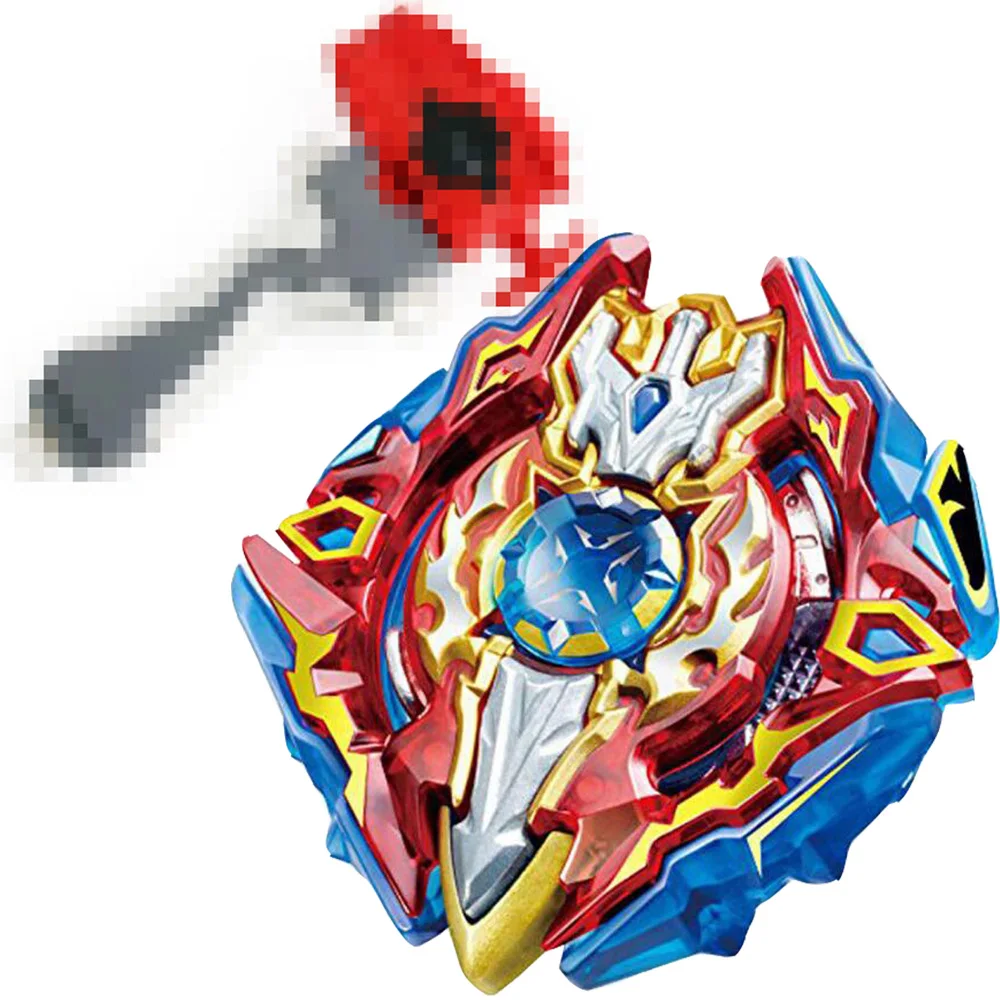 

B-X TOUPIE BURST BEYBLADE SPINNING TOP Sieg Xcalibur Xcalius Excalibur Burst STARTER w/ Launcher B-92 + Hand Grip + Launcher