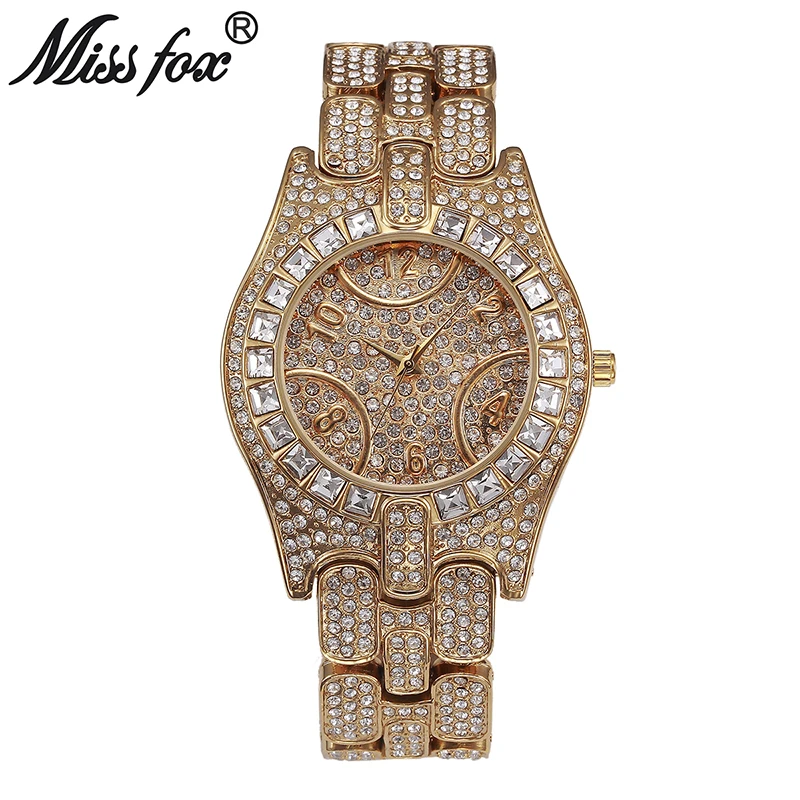 MISSFOX Women Watch Luxury Brand Fashion Designer Campaign Arabic Numeral Watches Ladies Quartz Waterproof Watch For Women