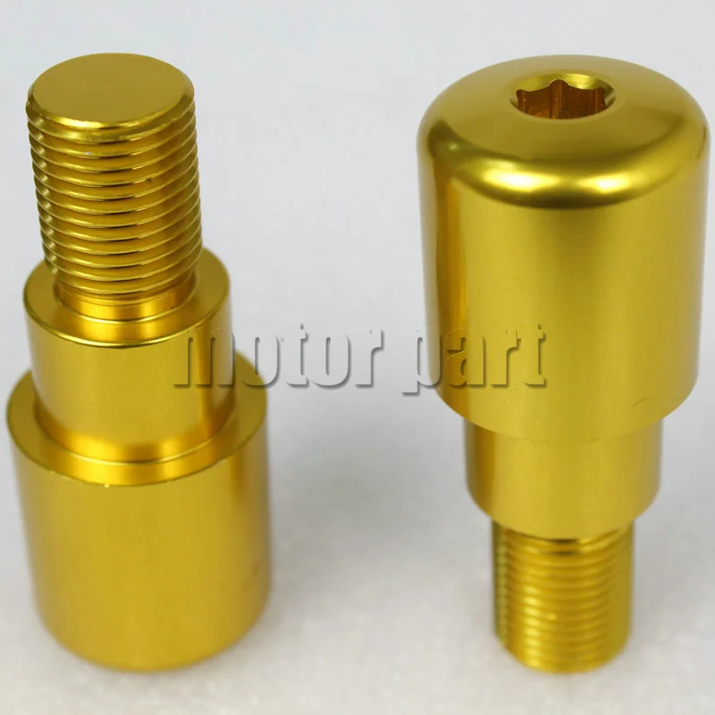 22mm CNC Motorcycle Handlebar Bar End Sliders Caps Plug For Yamaha MT-09 MT09 MT 09 FZ-09 MT-07 FZ-07 MT-01 FZ1 FZ6 XJ-6 Gold