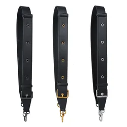 100~129cm DIY Adjustable PU Leather Handle Shoulder Bags Straps Fashion Replacement Belt Accessories for Women Bag Black