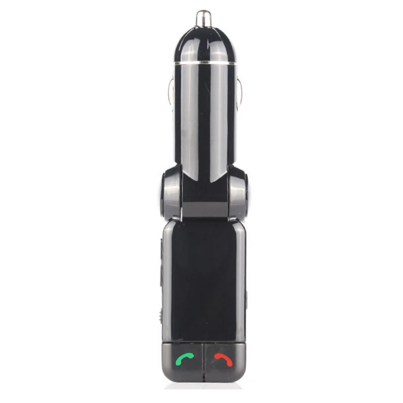 High Quality Bluetooth MP3 Player FM Transmitter Wireless Car Kit Support HandsFree With LCD Display Dual USB Car Charger 1 Pc