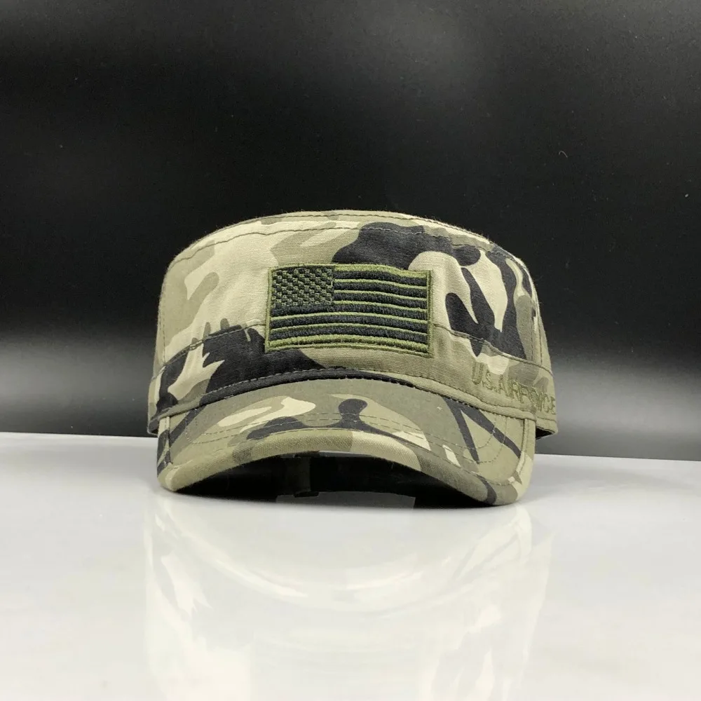 2019 New Men Hat Caps Airforce Military Caps Men Five-pointed Star Camouflag Cap Usa U.s Air Force Military Hat Caps