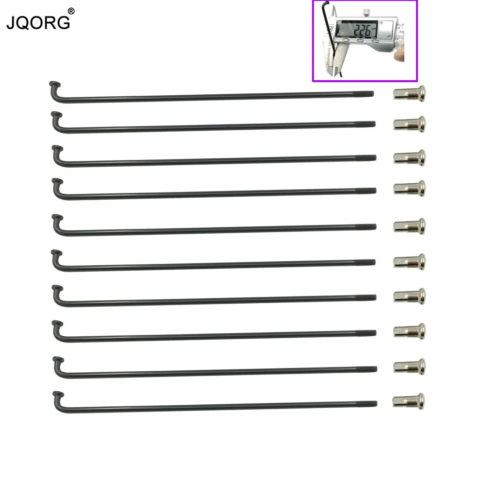 

Спицы для электровелосипеда, диаметр 13 г, 2,26 мм, черного цвета, J-BEND, Длина спиц для электрического велосипеда, диапазон 30-310 мм