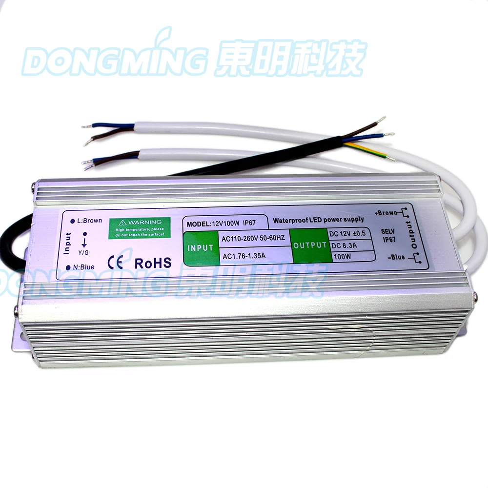 

Wholesale price DC 12V switch power supply 100W for led strip 8.3A AC110-260V LED Driver Adapter Transformer Switch