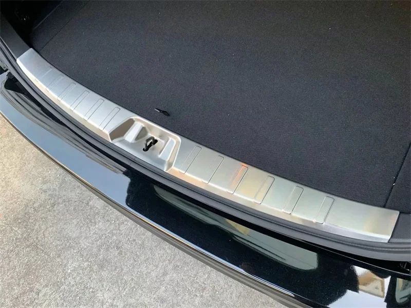 For Subaru Forester 2019 Stainless Steel Inner Rear Bumper Interior Trunk Threshold Door Sill Protector Cover Trims Car Styling