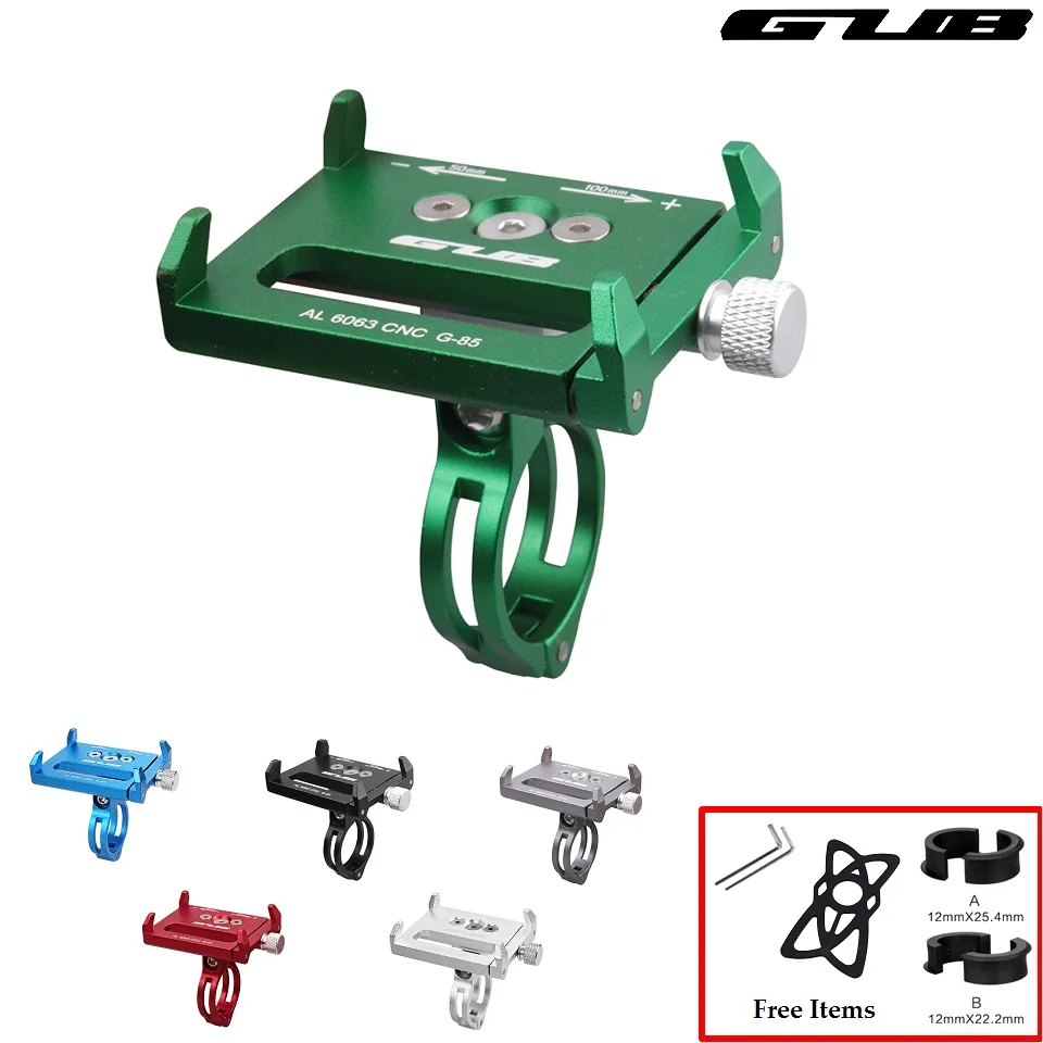 

GUB G-85 Bicycle Handlebar Phone Holder Cycling Universal Cellphone GPS Support Motorcycle 3.5 to 6.2 Inches Smartphone Bracket