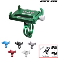 GUB G-85 Bicycle Handlebar Phone Holder Cycling Universal Cellphone GPS Support Motorcycle 3.5 to 6.2 Inches Smartphone Bracket