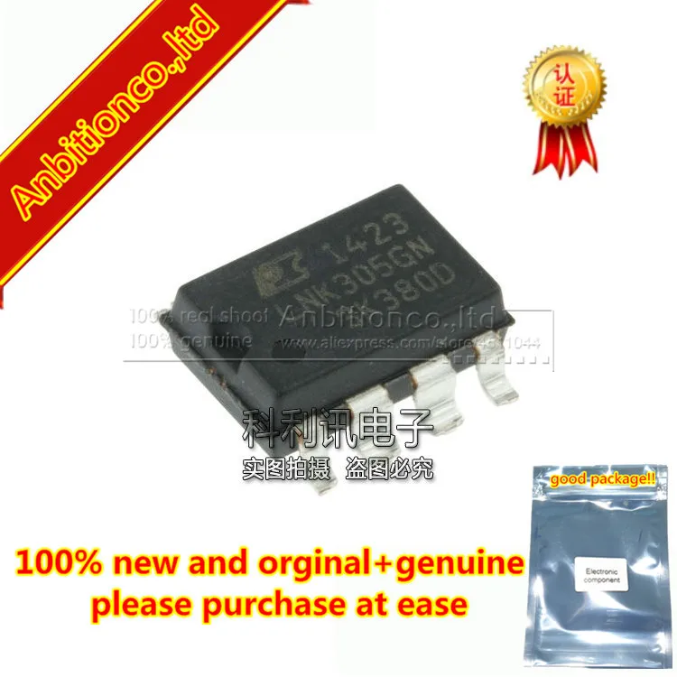 10pcs 100% new and orginal LNK305GN SOP7 Lowest Component Count, Energy-Effi cient Off-Line Switcher IC in stock