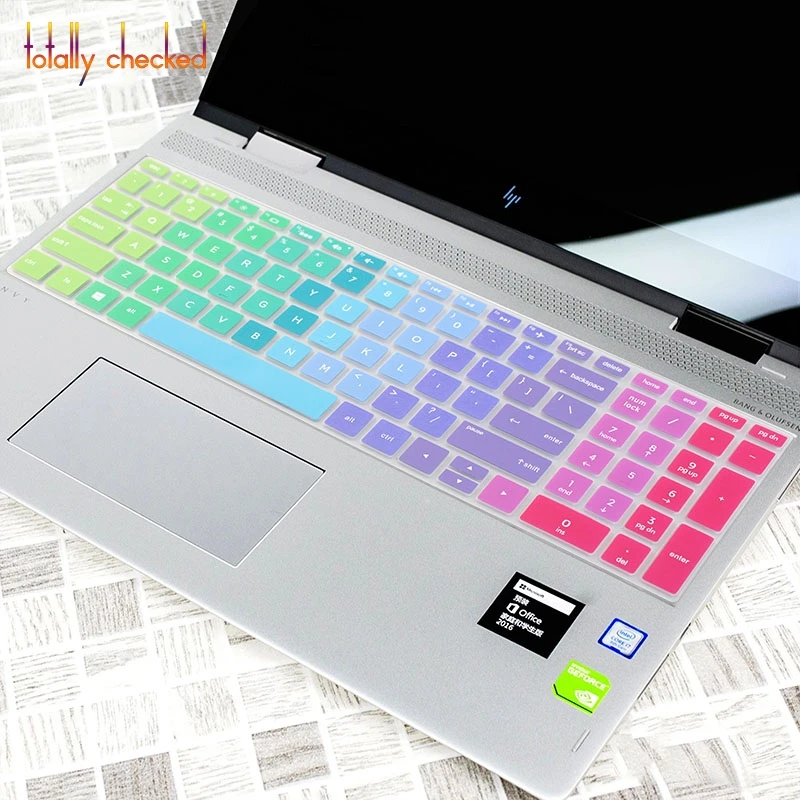 2017 15 15.6 inch Laptop Keyboard Cover Protector for HP Spectre x360 15-inch (2018) 2-in-1 laptop 15-ch011nr 15-ch011dx