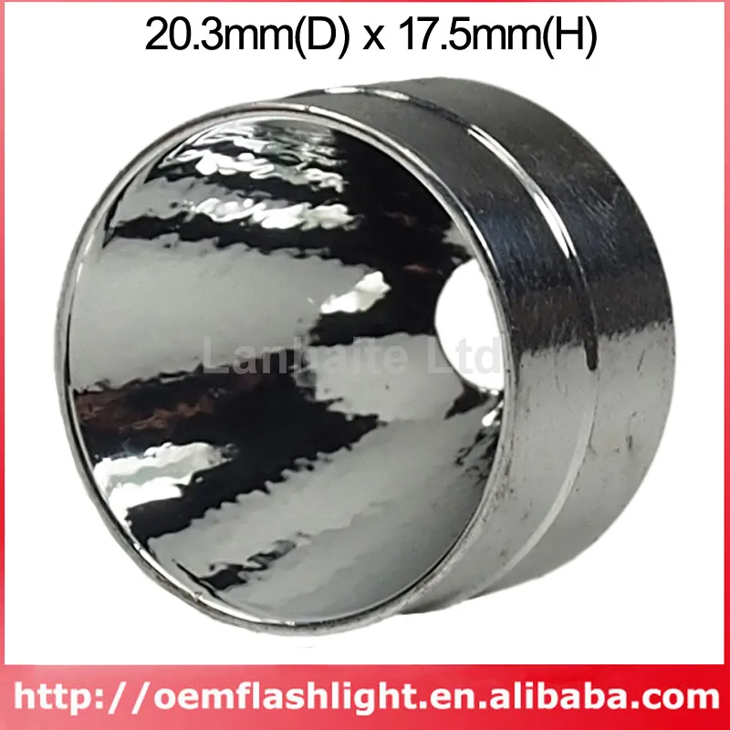 20.3 millimetri (D) x 17.5 millimetri (H) OP Riflettore In Alluminio