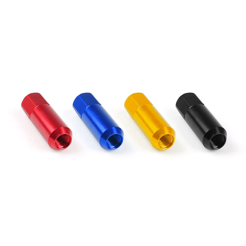 Dynoracing 60MM M12*1.5 Wheel Nuts New 20PCS Racing Lug Wheel Nuts Screw Aluminum Lug Nut M12X1.5 BX100442