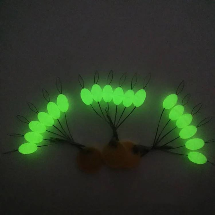 30Pcs Luminous Seven-star Oval Mini Fishing Float Space Beans Easy Use Floater Are Put On The Like A Stopper And Be Fixed J303