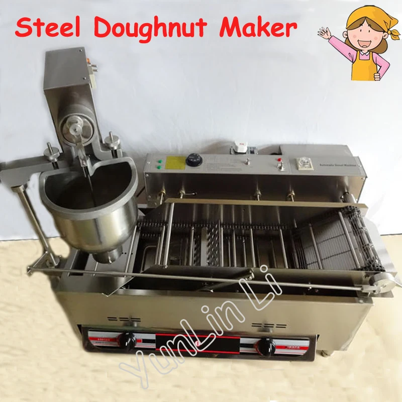 

Commercial Doughnut Maker Automatic Donut Frying Machine Stainless Steel Gas and Electric Donut Making Machine