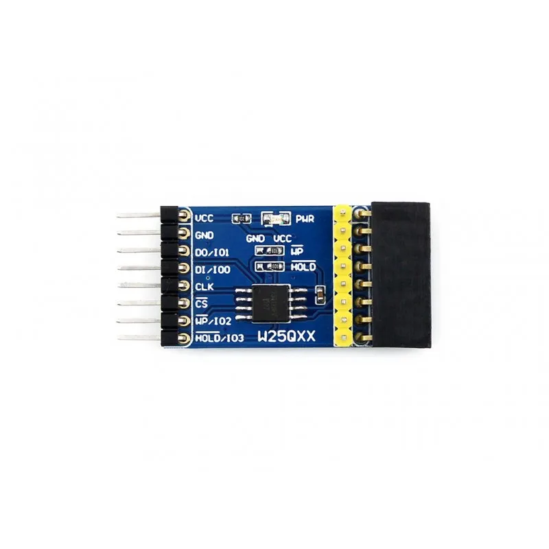 W25QXX DataFlash Board,Serial DataFlash Module With W25Q128JV Onboard, SPI Interface,Supports STM32F7 series Quad-SPI interface