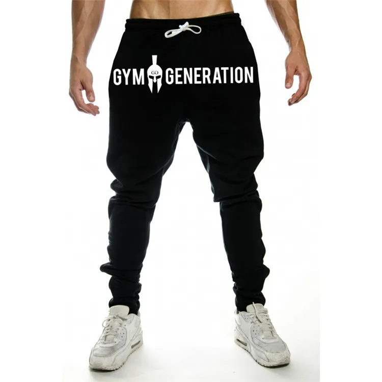 High quality Brand pants Fitness Casual Elastic Pants bodybuilding clothing casual navy military sweatpants joggers pants