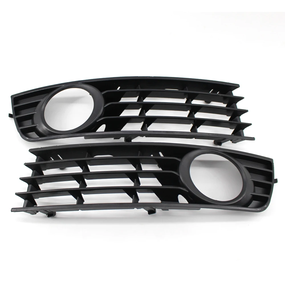 Center Lower Front Bumper Fog Light Grille Fit for Audi A4 B6 2001-2005 Standard Grill 8E0 807 681