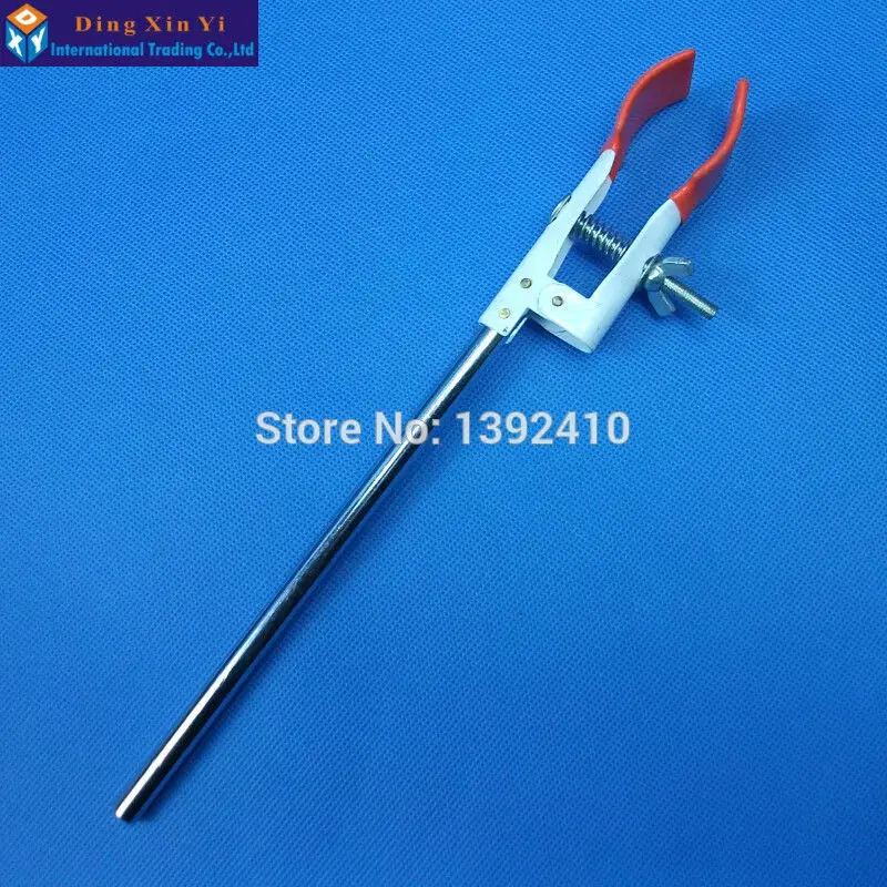 Long handle Flask Clamp 250mm Laboratory metal Holder Lab Stan Condenser Universal Coating process flask Clip