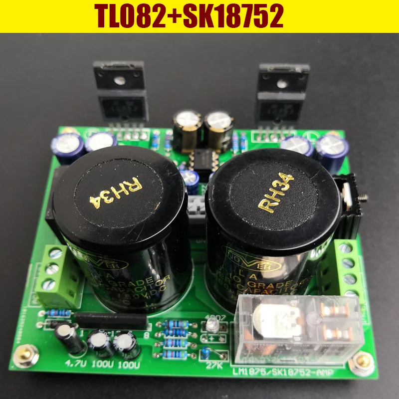 TL082 + SK18752 HIFI Demam 2.0 Channel 50W + 50W Audio Amplifier Papan