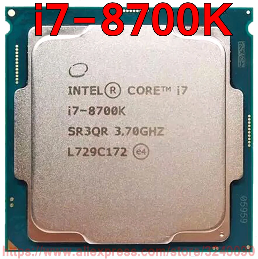 

Оригинальный процессор Intel CPU Core 8 series i7-8700K процессор i7 8700K 3,70 ГГц 12M 6-ядерный разъем 1151 Бесплатная доставка Быстрая доставка