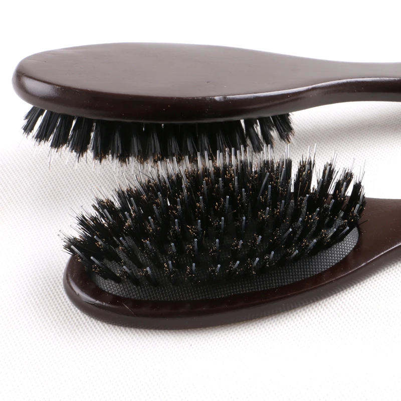 

XUCHANG HARMONY 1 Piece Boar Bristle Salon Hair Brush with Wooden-handle for Hair Extension