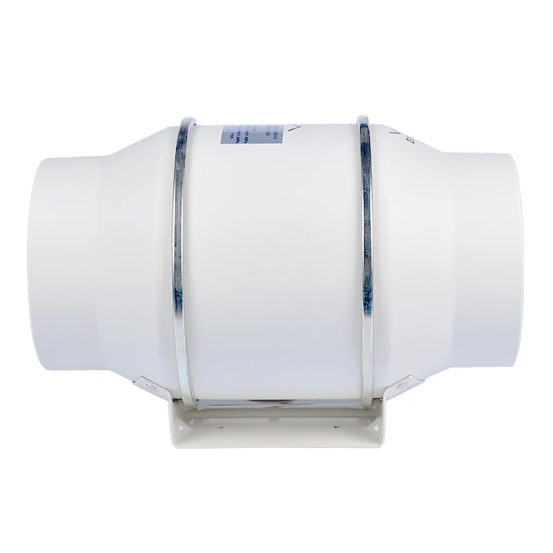 터보 팬 인라인 덕트 팬, 원형 파이프 배기 팬, 욕실 주방 환풍기, 공기 추출기, 6 인치, 220V