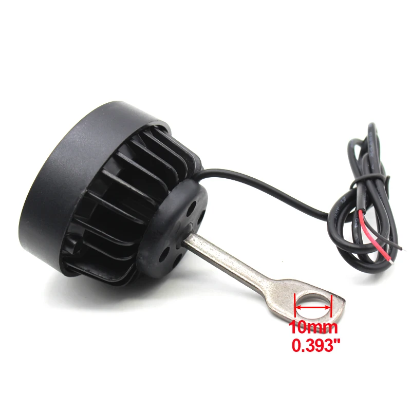 2 stücke Universal LED Motorrad Scheinwerfer Spiegel Halterung Fahren Nebel Spot Kopf Licht Scheinwerfer Unterstützen Lampe Seite Spiegel Licht Schalter