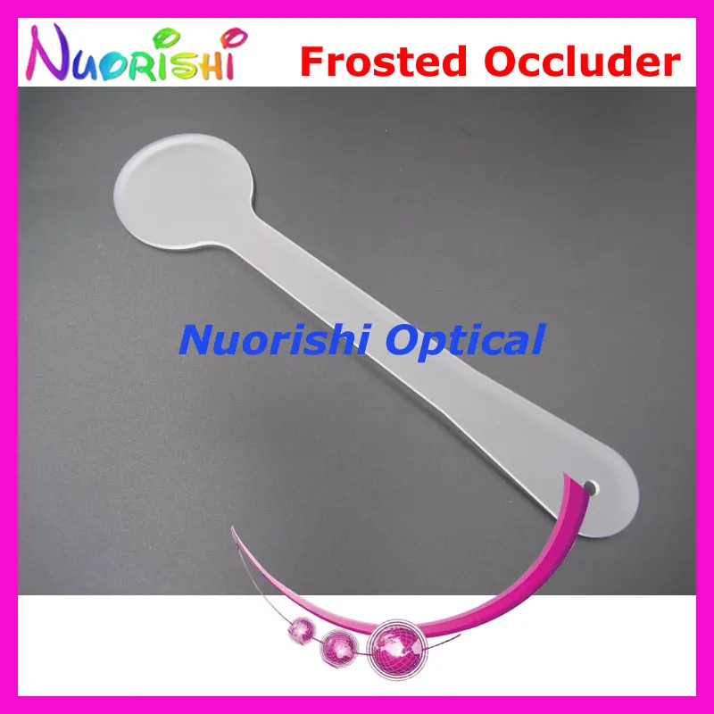 1pcs Professional Frosted Translucent Acrylic Ophthalmic Eye Occluder Eye Exam Tool 205B