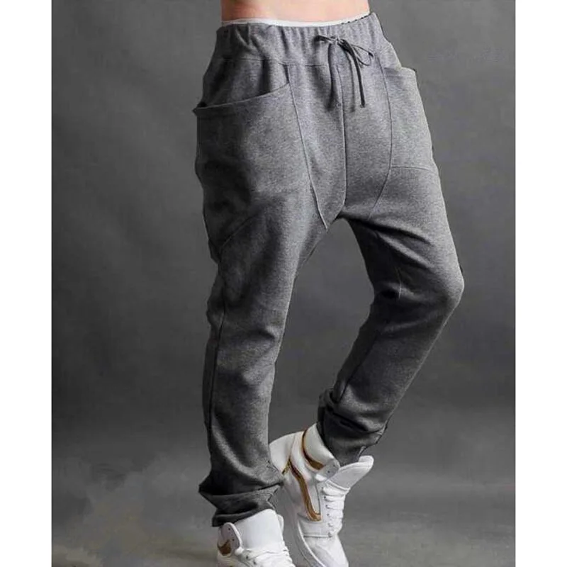 

Men's Casual Harem Pants Hip Hop Dance Sporty Hiphop Mens Sport Pants Loose Man Trousers Sweatpants Men joggers pants