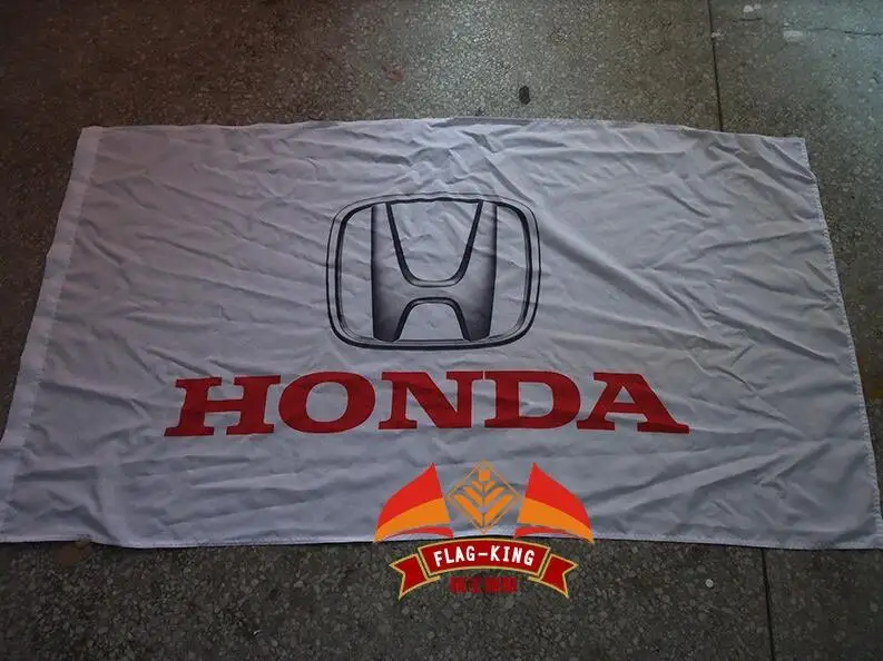 HonDa car racing club flag, 90*150CM polyster banner