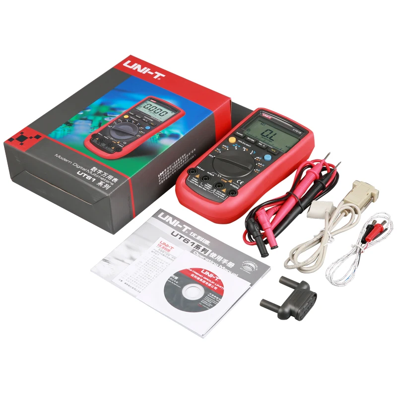 UNI-T UT61E+ Digital Display Smart Multimeter True RMS High Precision 1000V AC DC Voltage Tester 22000 Counts Current Meter