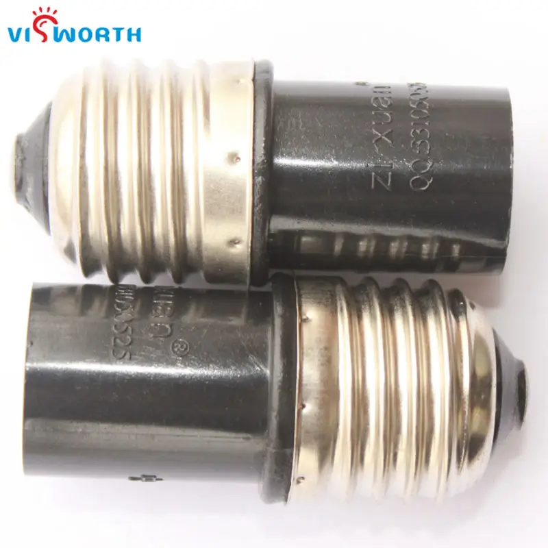 E27 to E14 Lamp Holder Screw Light Lamp Bulb Holder  E27 Base Transfer E14 Socket Adapter Holder Fireproof