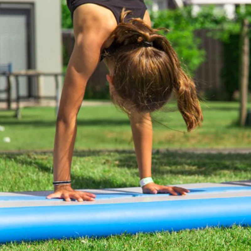 2024 Nieuwe Airtrack 3m 4m 5m Opblaasbare Air Tumble Track Gymnastiek Gym Mat Yoga Opblaasbare Air Gym Air Track Thuisgebruik Uitverkoop