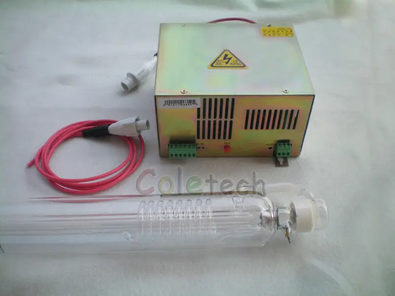 40W CO2  Laser tube 70cm +  Power Supply 40W 110V Engraver Cutter