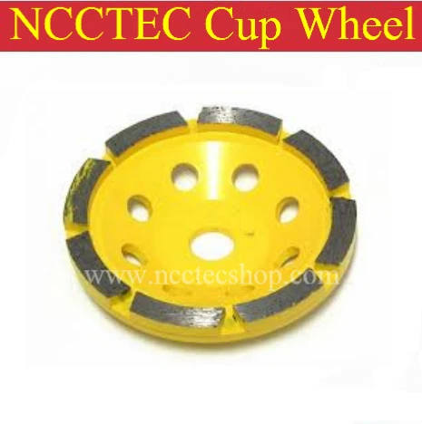 

5'' Segmented Type diamond grinding CUP wheel | 125mm Concrete DRY grinding disc | single row head abrasive wheel FREE shipping