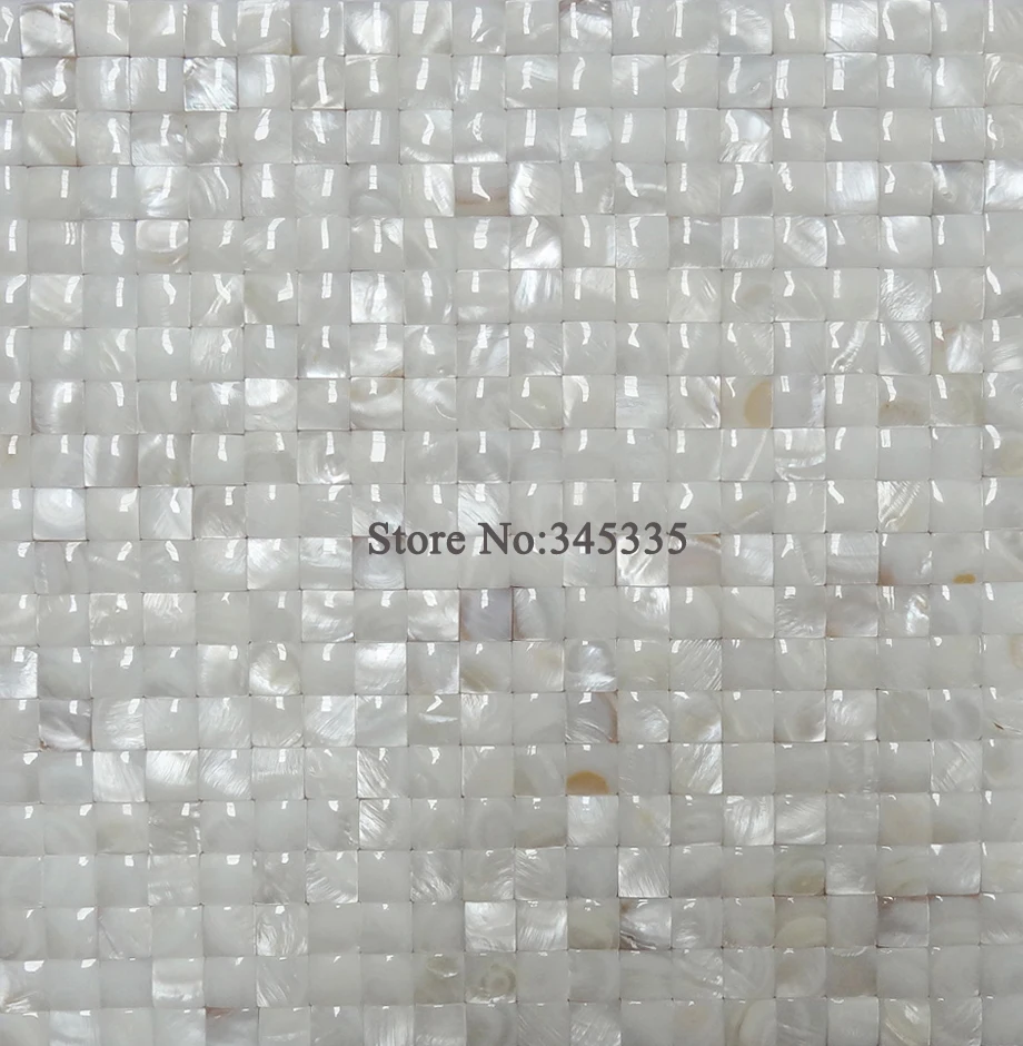 

11pcs white 3D covex shell mosaic tile mother of pearl kitchen shower bathroom decorative wall backsplash wallpaper tiles