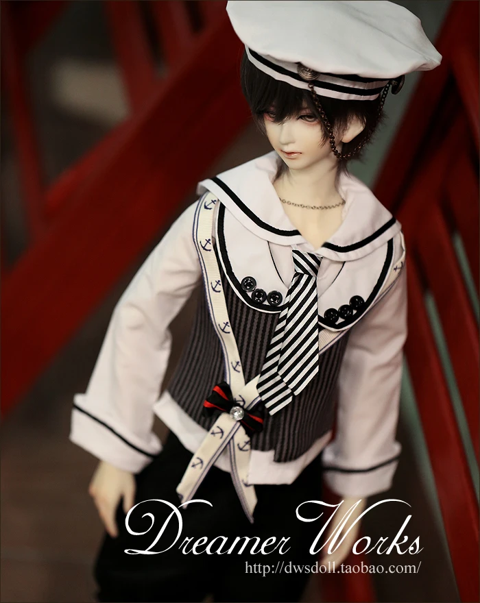 1/6 1/4 1/3 scale BJD Sailor suit for SD clothing BJD doll accessories,Not included doll,shoes,wig,and other accessories 18D1215