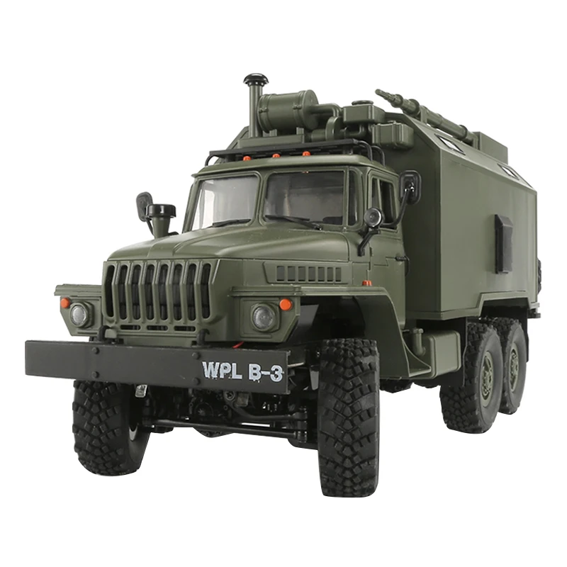 NEW toy 1:16 2.4G 6WD WPL B-36 B36 VS C24 B-24 Ural Rc army Car Military rc Truck outdoor Rock Crawler Command Vehicle RTR