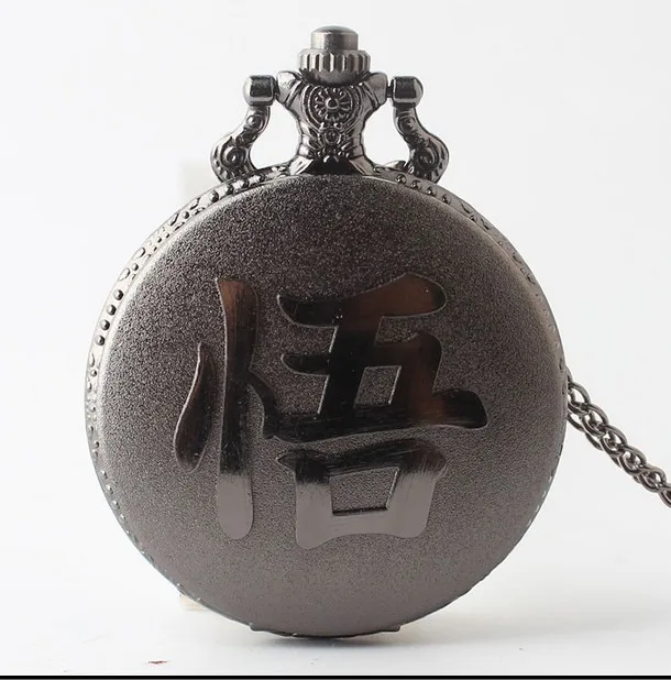 2020 New Black antique Fashion quartz Red face Black Roman numeral men gift pocket watches BU889