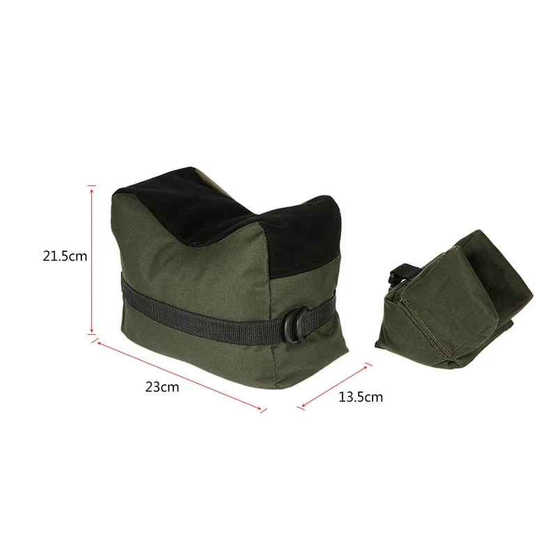 Portable Shooting Front Rear Bench Rest Bag Rifle Target Stand for Hunting Gun Rest Front & Rear Support SandBag Stand Holders