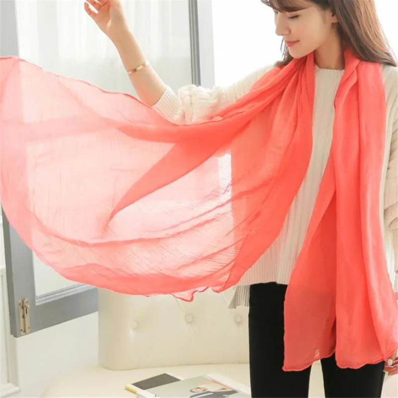 Foulards en Lin Solide pour Femmes, Châle de Marque de Luxe, Hijab Musulman, Enveloppes Douces, Bande de Sauna, Bufandas, Nouvelle Collection