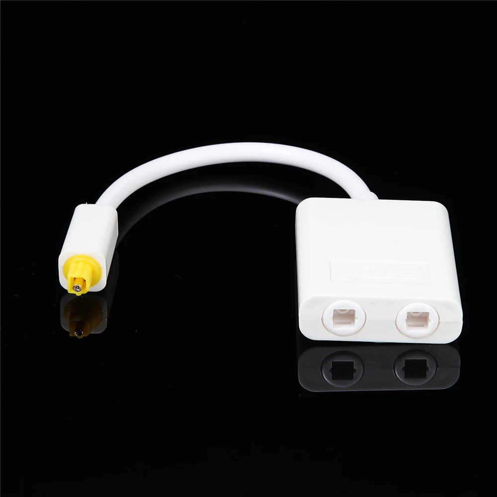 EMK SPDIF/Toslink Cable divisor Toslink de Audio óptico Digital, adaptador divisor óptico SPDIF