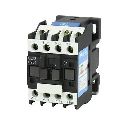 CJX2-0901 AC Contactor 36V 50/60Hz Coil 9Amp 3-Phase 3P 1NC