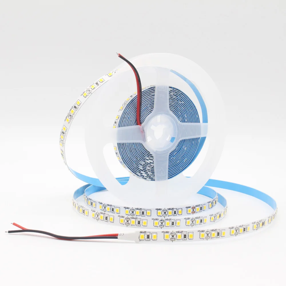 Taśma LED 12V 5M 600 SMD 2835 6000K 3000K Ciepły biały pasek Elastyczna taśma świetlna 120 diod LED M 8 mm PCB Nie wodoodporna lampa LED