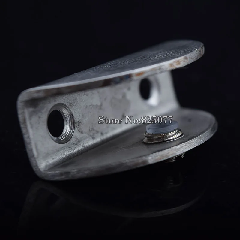 Medium Size Adjustable Glass Clamp Stainless Steel Shelf Holder Fish Mouth Bracket Clamp Glass Thickness 9 to 11mm KF789