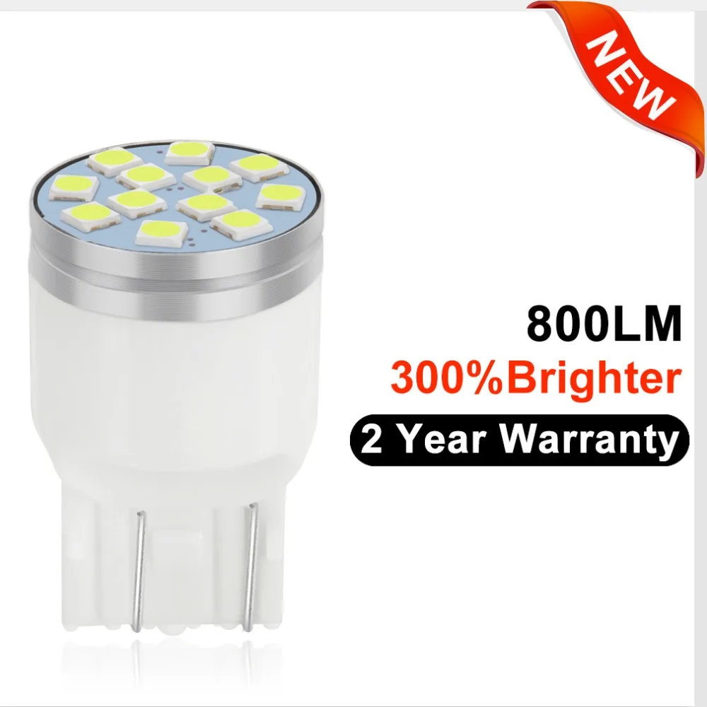 1Pcs T20 LED 7443 7440 W21/5W W21W LED Bulbs WY21W Car Signal Lamp Brake Lights DRL Auto Lamp 12V 6000K White Yellow Red