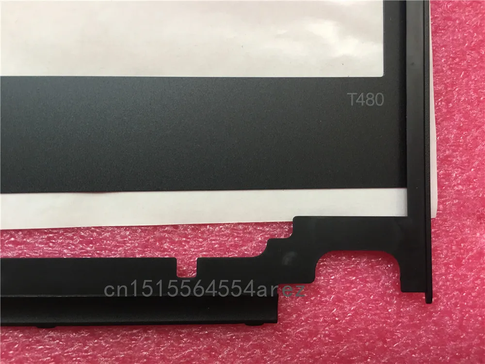 Imagem -03 - Original para Lenovo Thinkpad T480 Lcd Moldura Quadro Mais Adesivo Câmera Obturador Capa Case Nenhum Buraco ir 01yr487 Novo