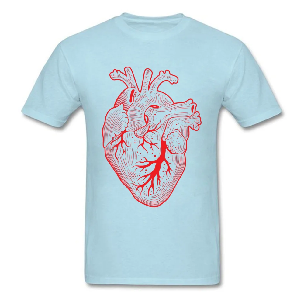 Men\'s T-Shirt ANATOMICAL HEART Print Tees 100% Cotton T Shirt Short Sleeve Casual Top Shirt Valentines Gift Tshirt Drop Shipping